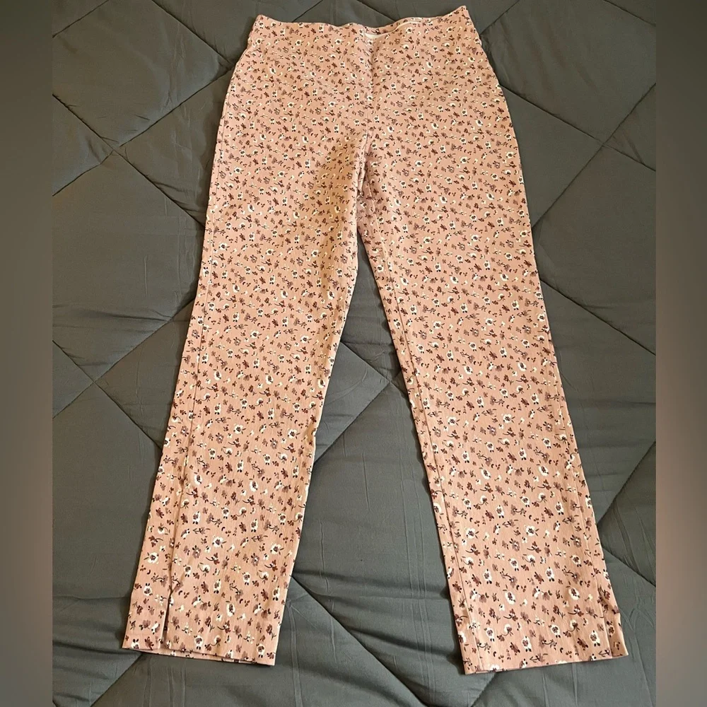 NWOT Women's JULES & LEOPOLD Millennium Pink Floral Ankle Length Pants. Size: S - Picture 5 of 8